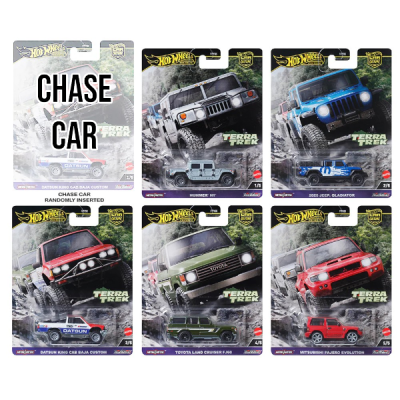 Hot Wheels Premium car Culture 2024 C case ” TERRA TREK “ Set of 5 pieces (FPY86 dash C)